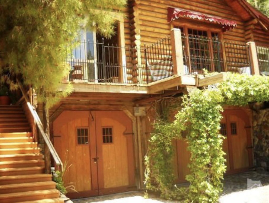 Exterior of Log Lady's Cabin