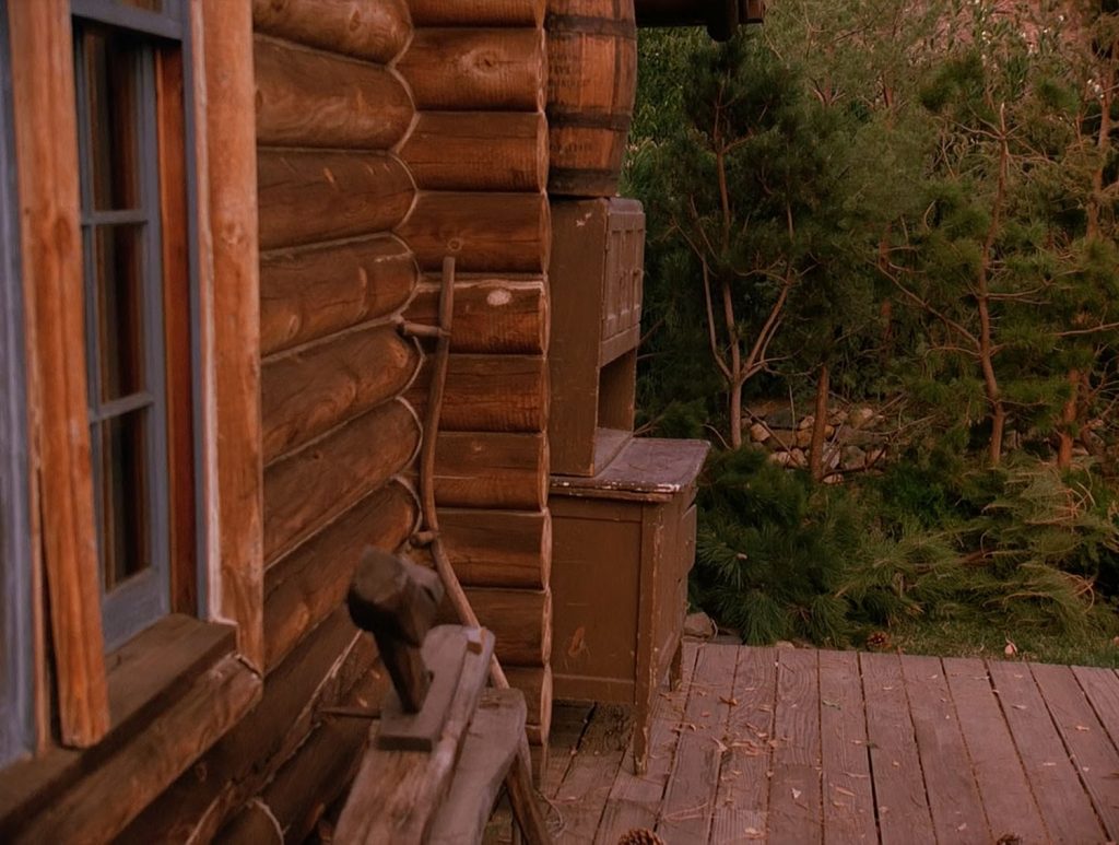 Porch of Log Lady's Cabin