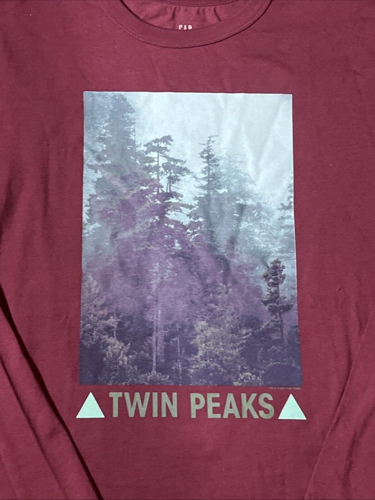 Twin Peaks logo with trees