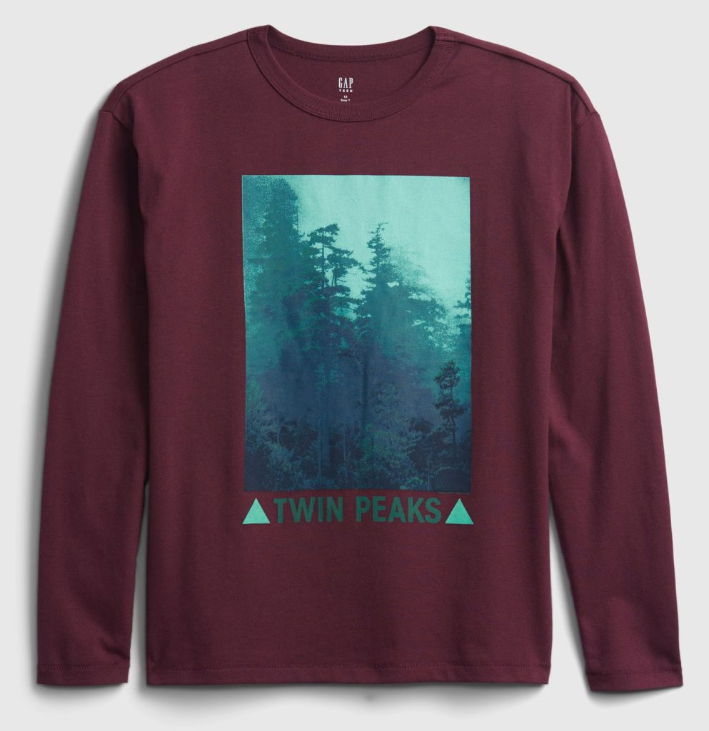 Twin Peaks long-sleeve graphic t-shirt for teens