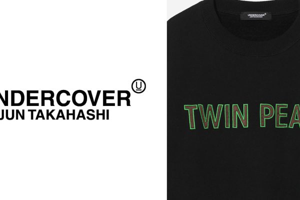 Undercover logo with black Twin Peaks logo sweatshirt