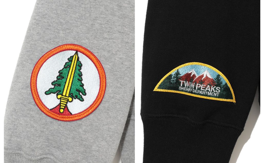 Patch details from "Wonderful and Strange" Twin Peaks Collection by Undercover