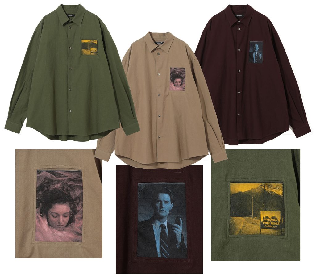 Button down shirts from "Wonderful and Strange" Twin Peaks Collection by Undercover