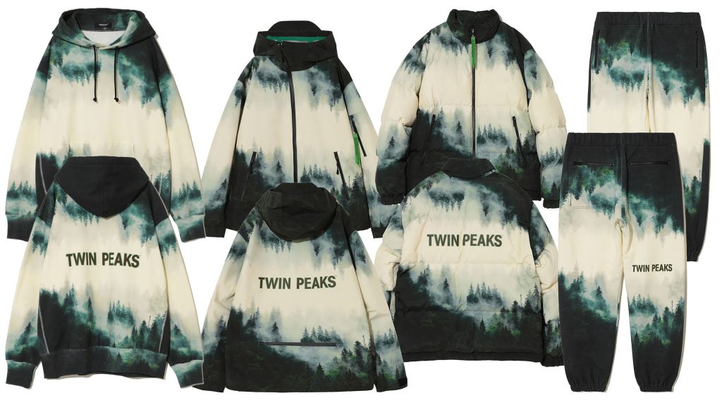 Puffer jacket and other pullovers from "Wonderful and Strange" Twin Peaks Collection by Undercover