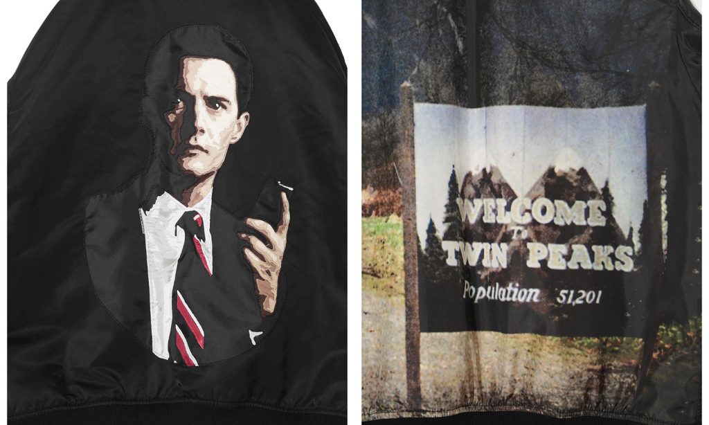 Graphics on jacket from "Wonderful and Strange" Twin Peaks Collection by Undercover