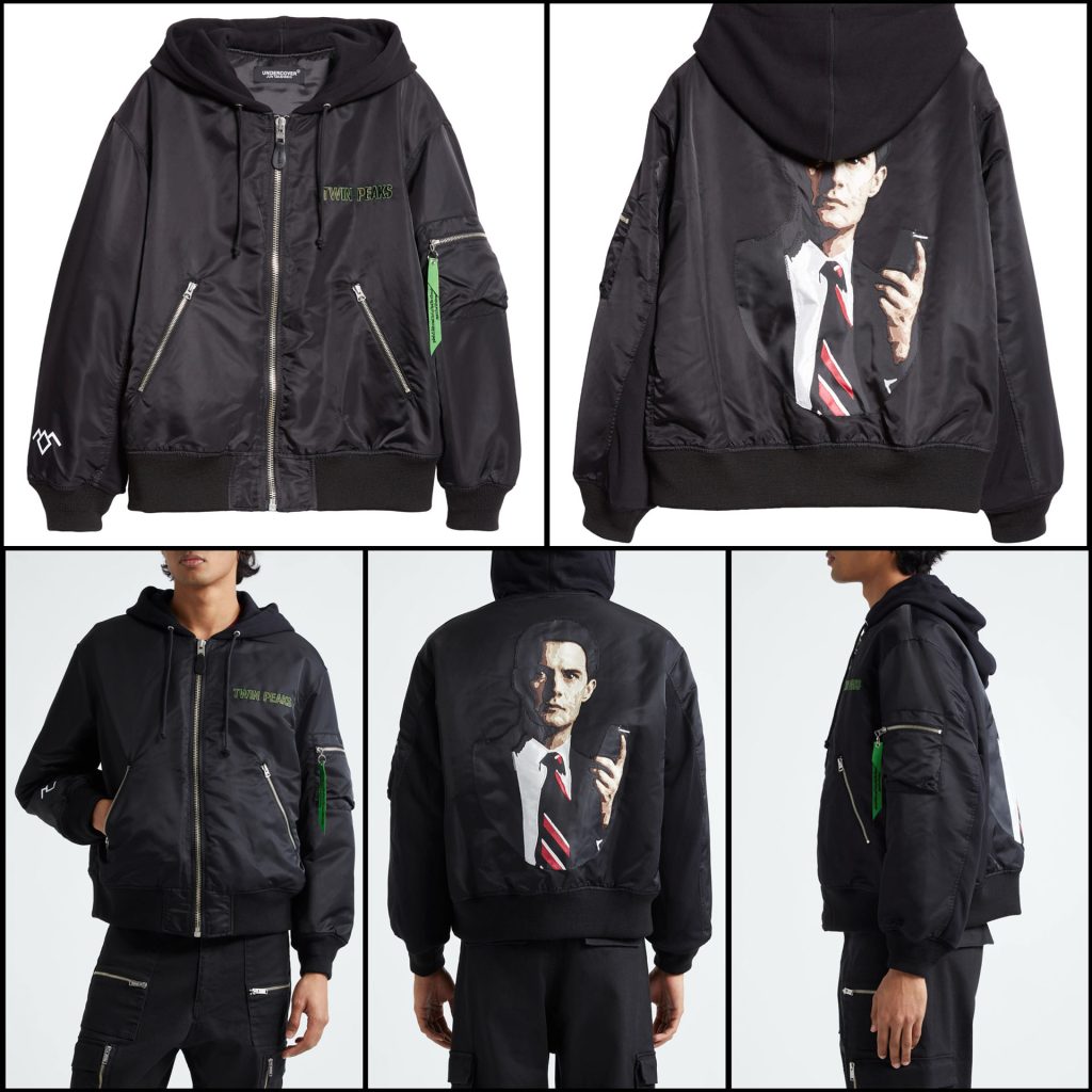 Image collage of Twin Peaks Bomber Jacket by Undercover at Nordstrom