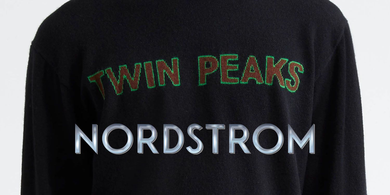 Twin Peaks Sweater with Nordstrom logo