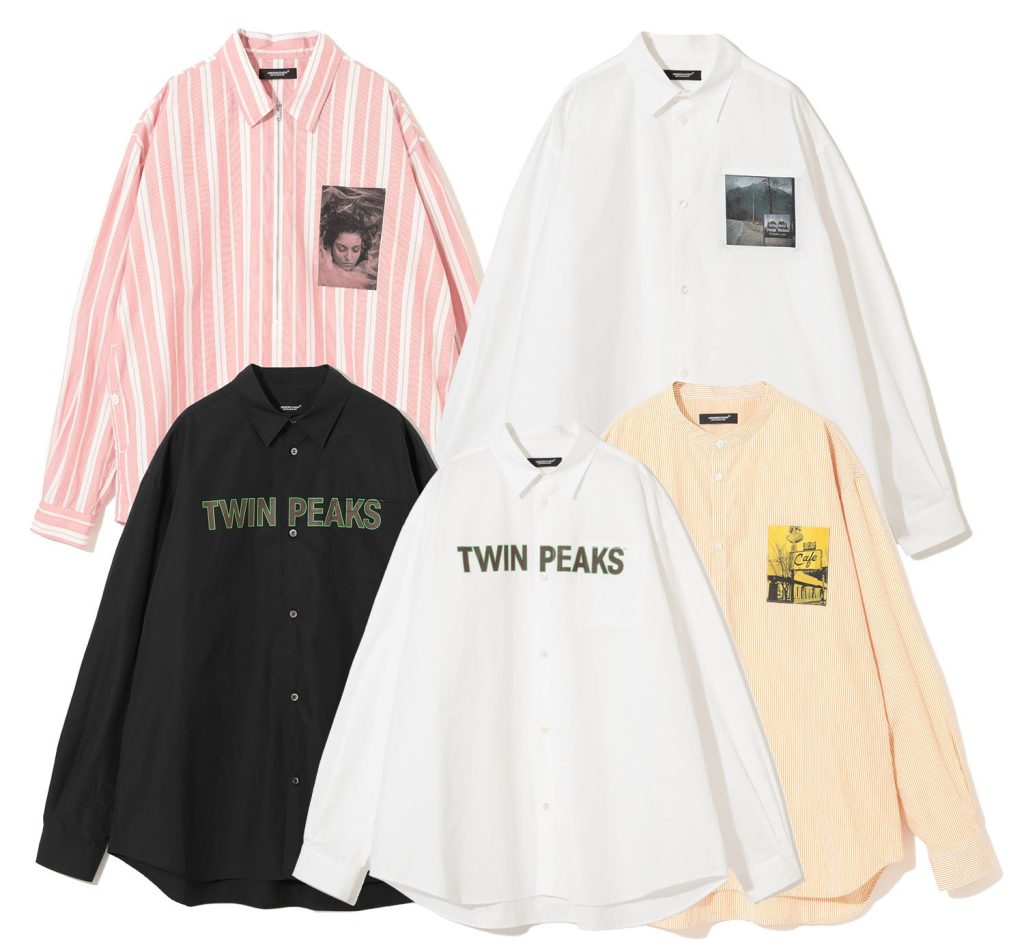 "Twin Peaks" shirts from the Wonderful and Strange Collection by Undercover