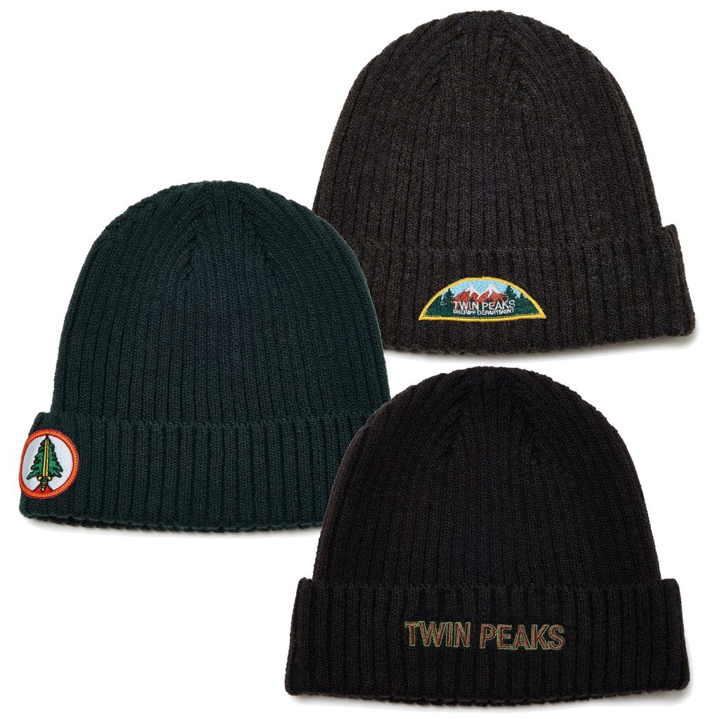 Wool caps from "Wonderful and Strange" Twin Peaks Collection by Undercover