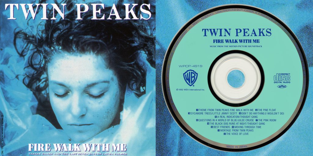 Twin Peaks: Fire Walk With Me Soundtrack – 1992 Japanese Compact Disc Laura Palmer, dead, wrapped in plastic and Compact Disc