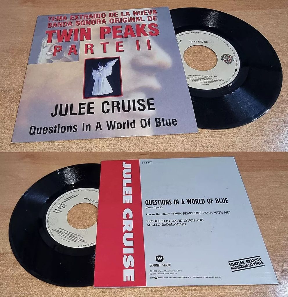 7-inch Vinyl Album for Julee Cruise's "Questions in a World of Blue"