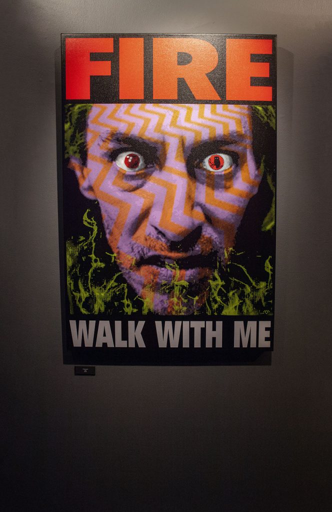 Killer Bob's face on a rock-concert like poster by Frank Kozik