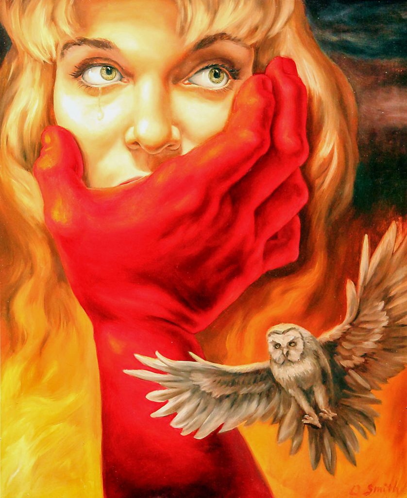 Artwork by Owen Smith of Laura Palmer