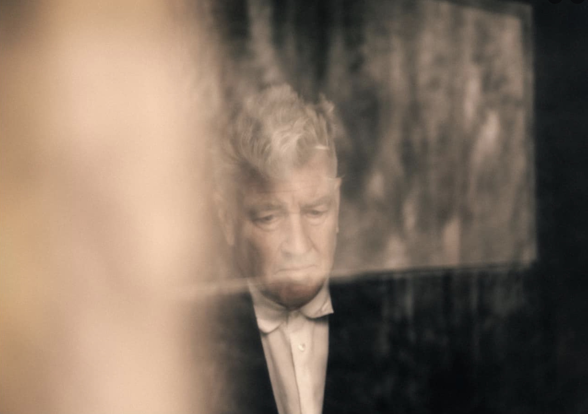 David Lynch in a window