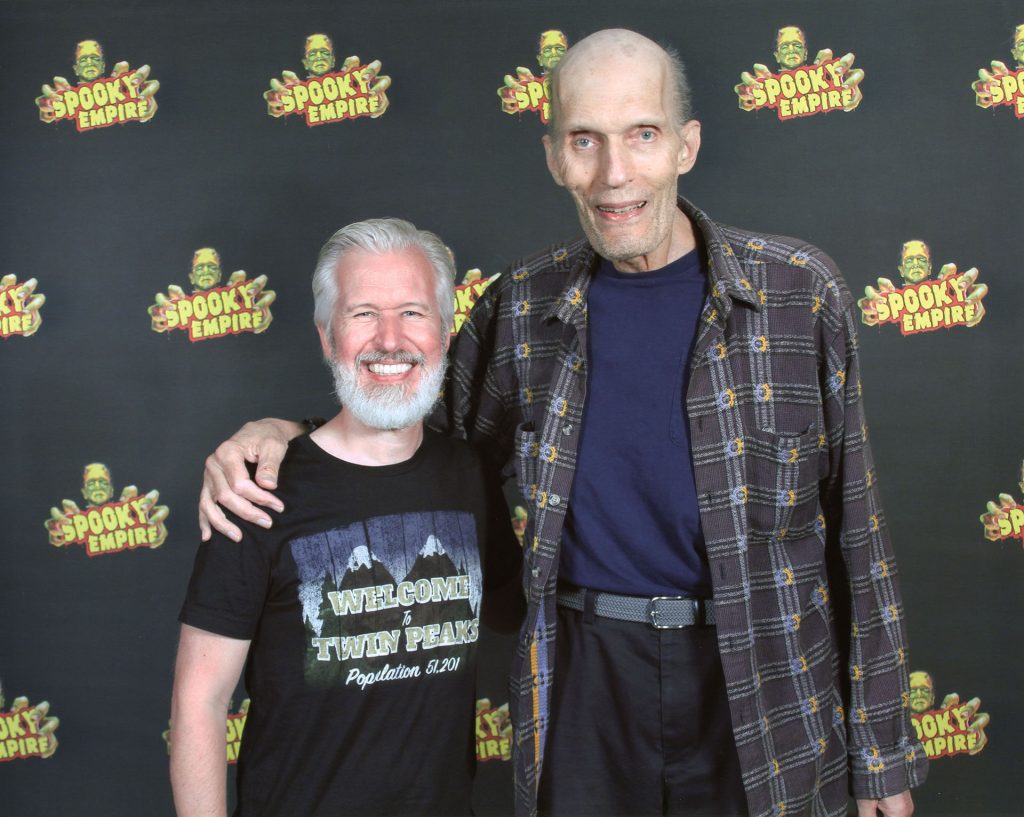 Steven and Carel Struycken at Spooky Empire 2022