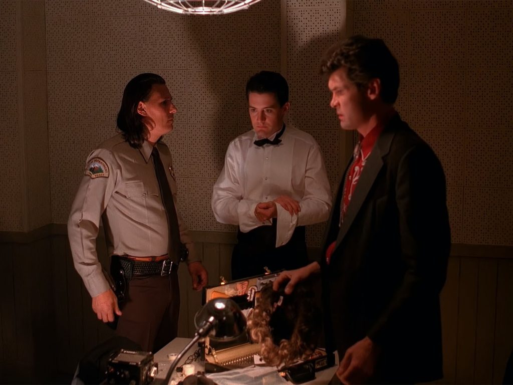 Deputy Hawk, Agent Cooper and Big Ed 