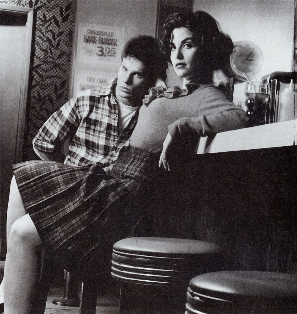 Audrey Horne and James Hurley at the Double R Diner