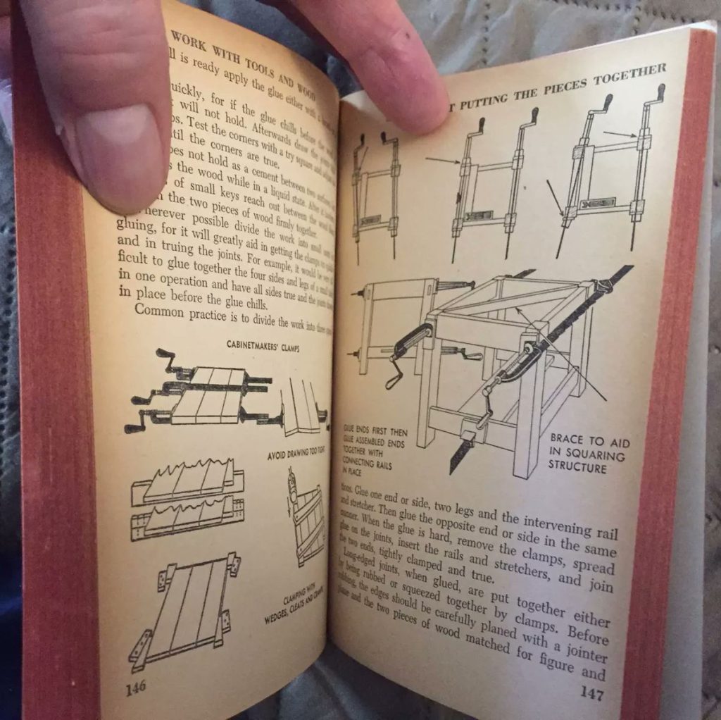 Inside of book