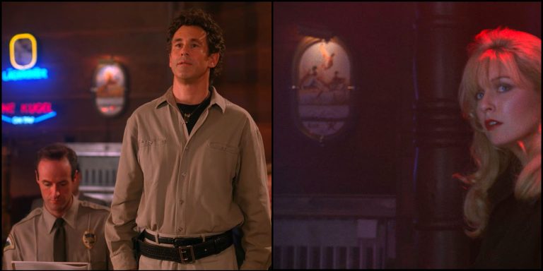 Sheriff Truman and Laura Palmer in the Roadhouse