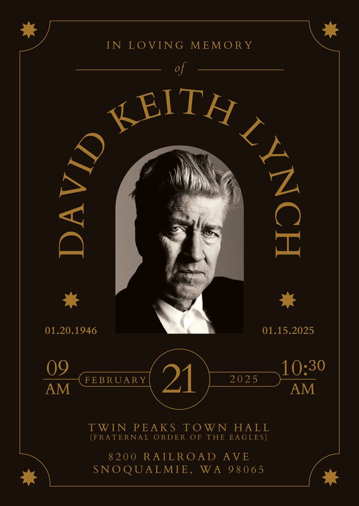 David Keith Lynch Memorial Flyer