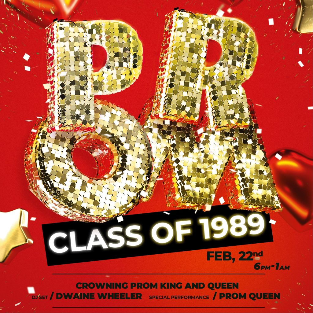 PROM class of 1989 logo