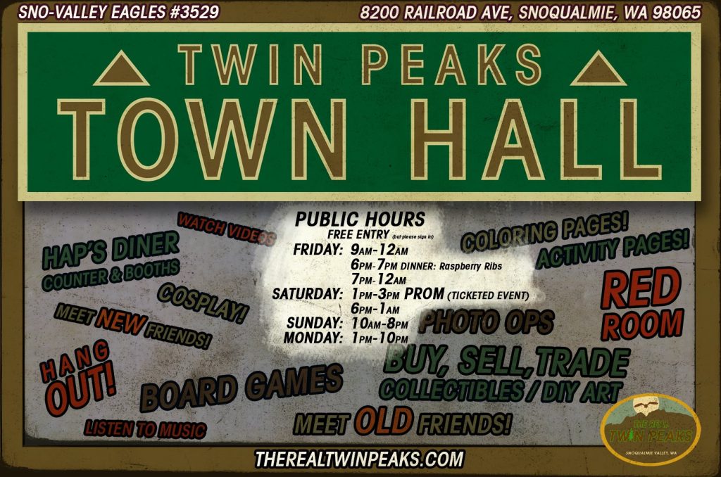 Twin Peaks Town Hall Postcard