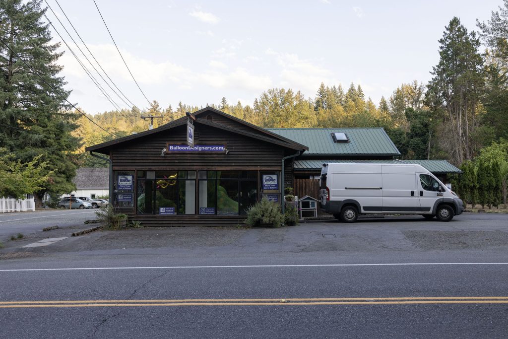 Building by side of the road