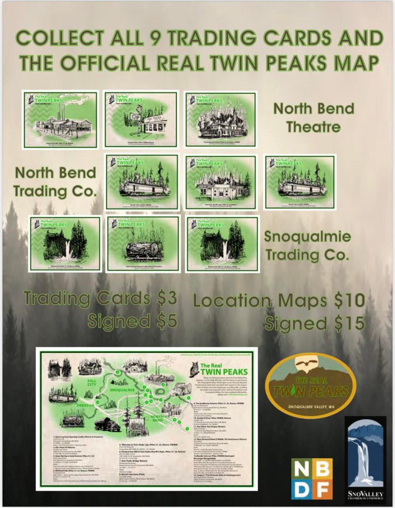 Ad with map and cards