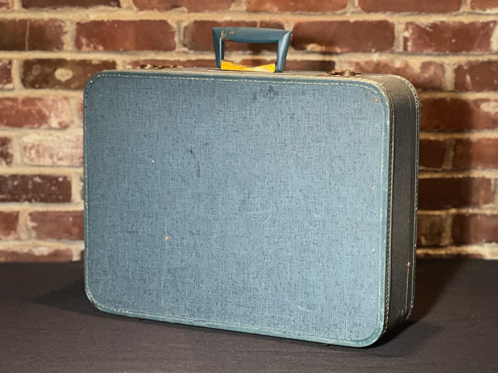 Blue suitcase