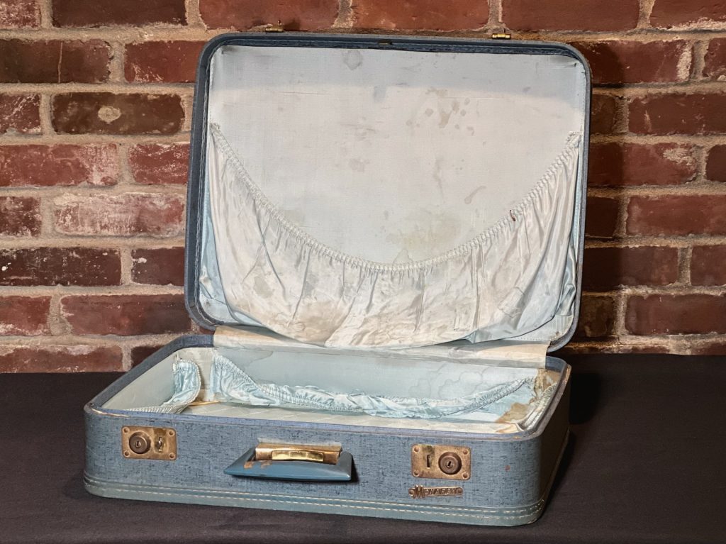 Open suitcase