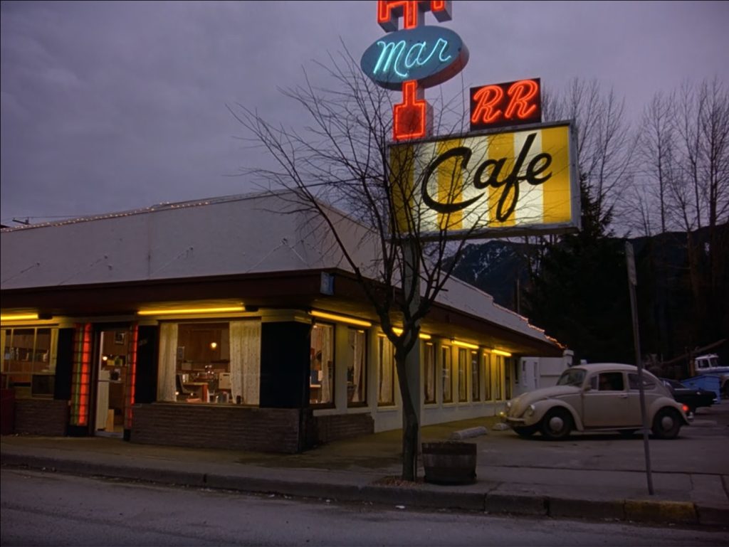 Exterior of the Double R Diner