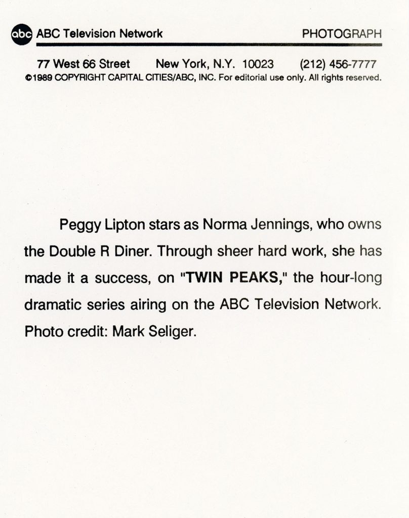 Blurb from Color Transparency of Norma Jennings (Peggy Lipton)