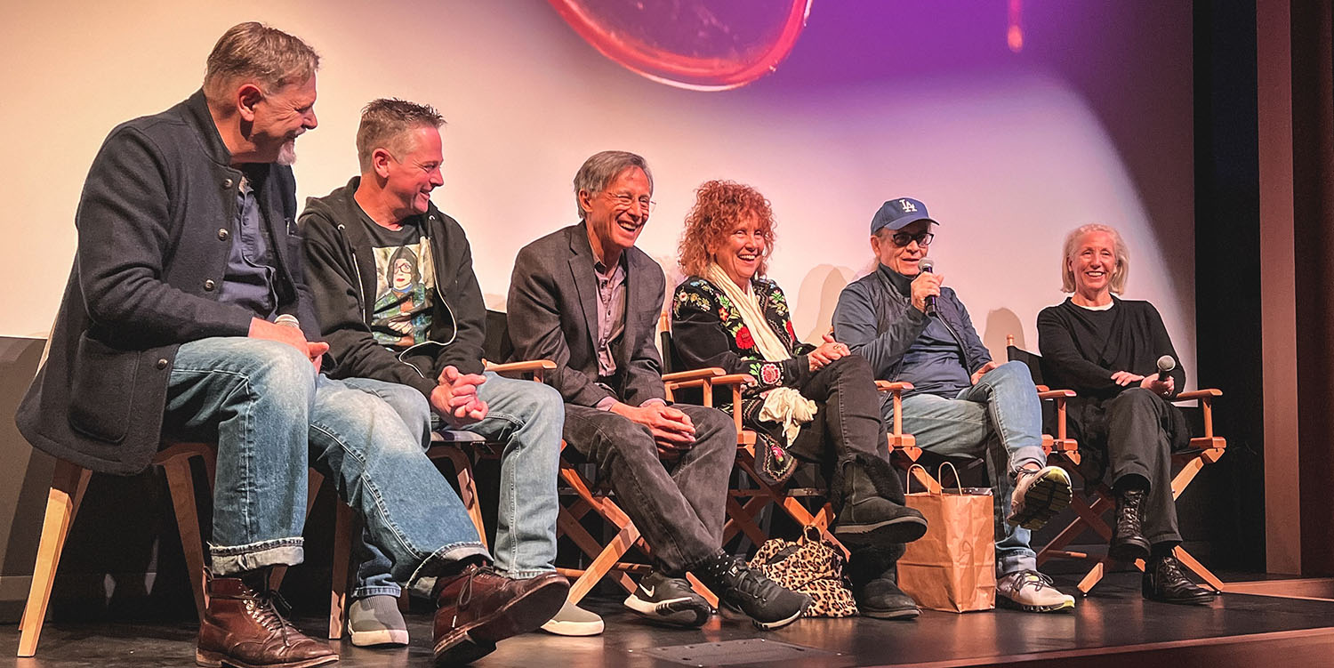 People on stage for the I Know Catherine, The Log Lady Q&A Session