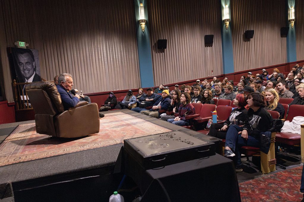 Ray Wise speaking to the audience