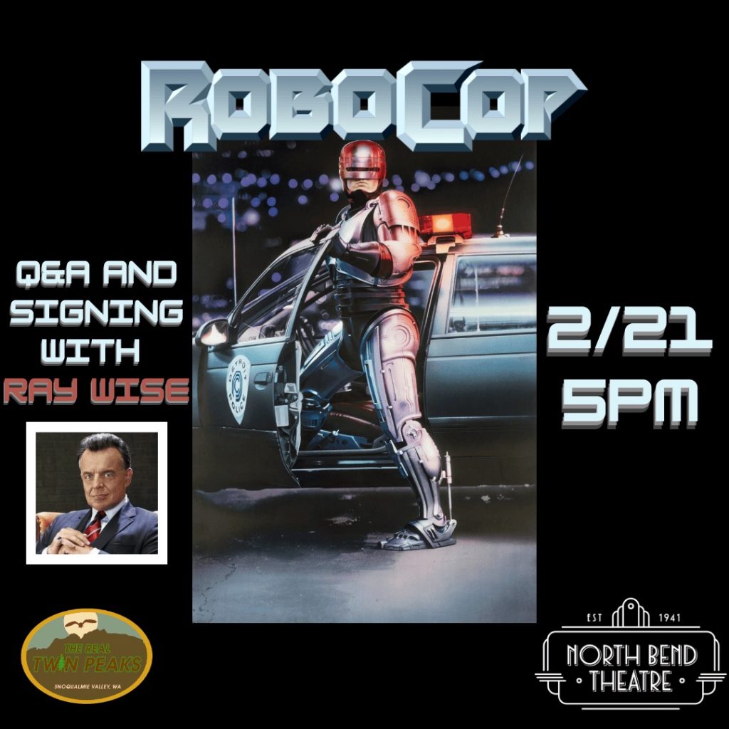 Robocop Ad at the North Bend Theatre