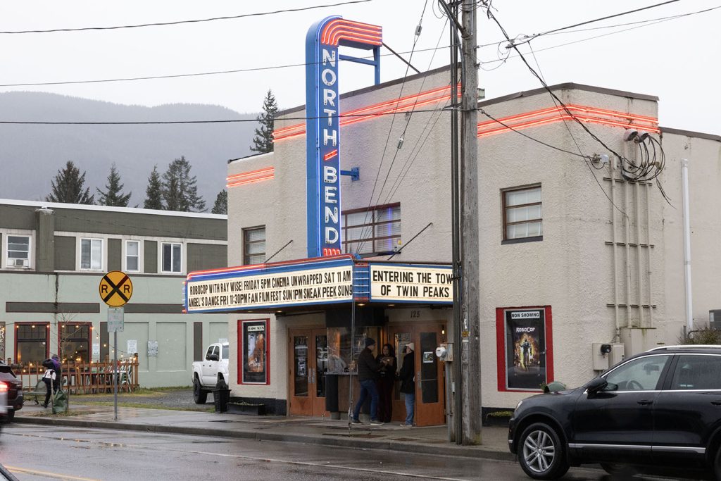 Outside of North Bend Theatre