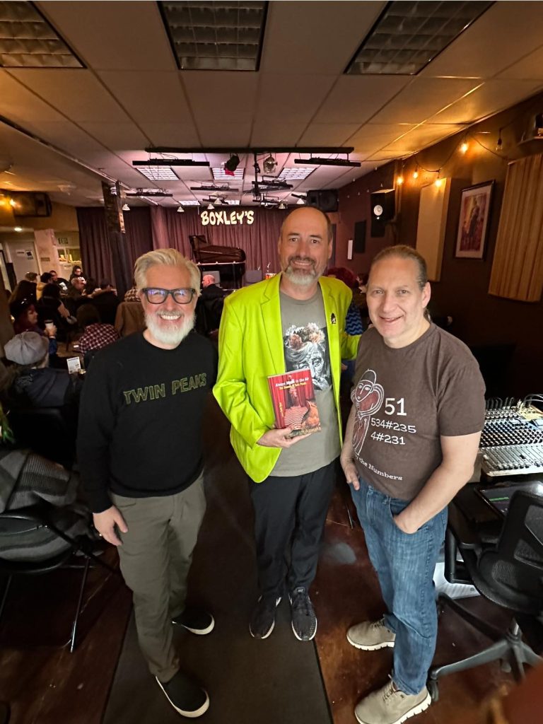 Steven, Scott and Danny inside Boxley's