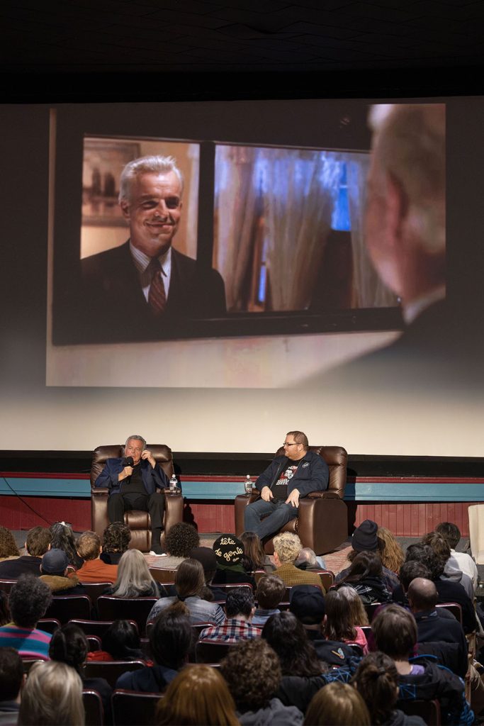 Ray Wise and Mike McGraner on stage