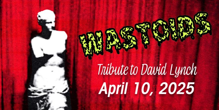 Wastoids Logo with Red Room and Venus de Milo artwork