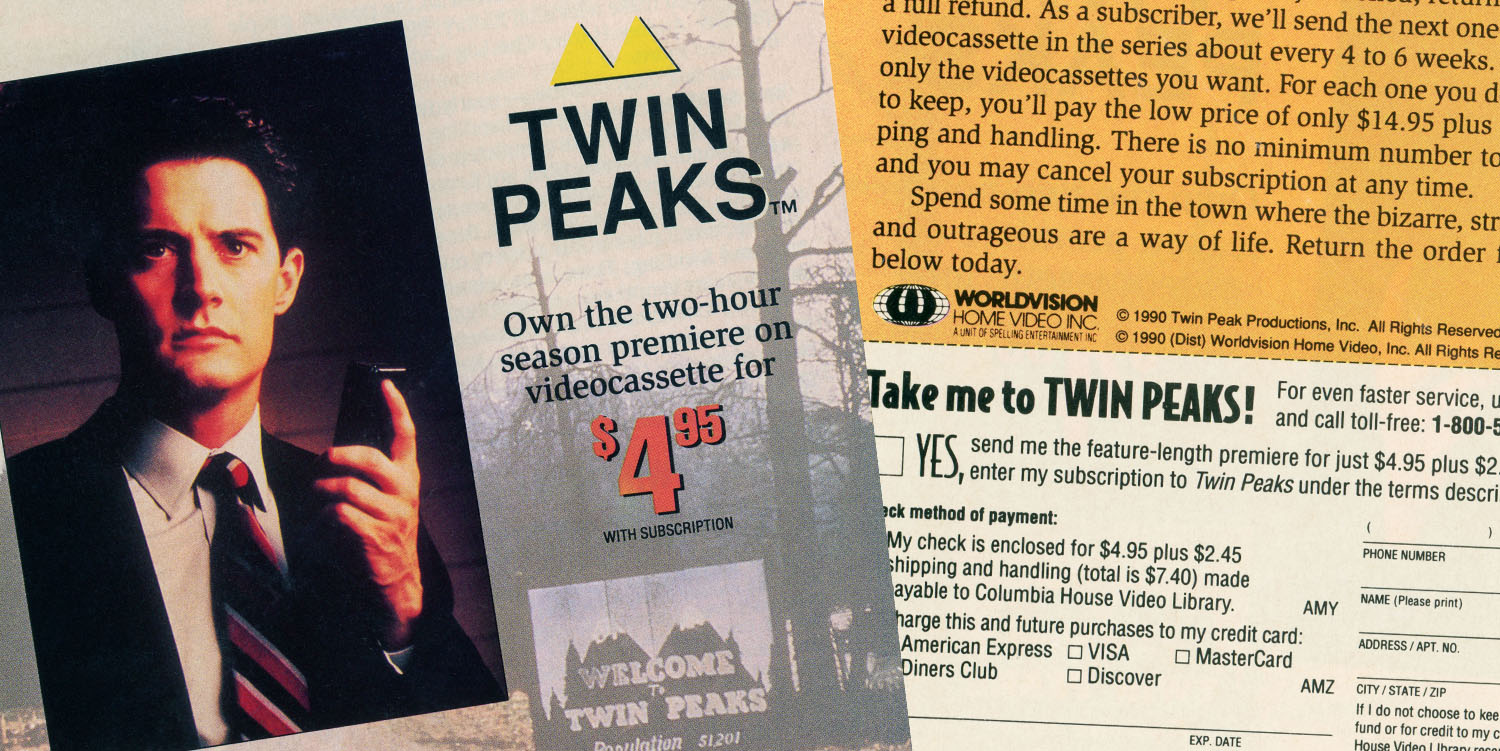 Columbia House Ad for Twin Peaks