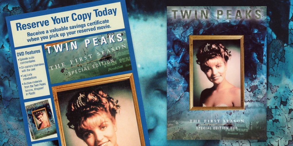 Reserve your copy ad along with cover of DVD set for Twin Peaks