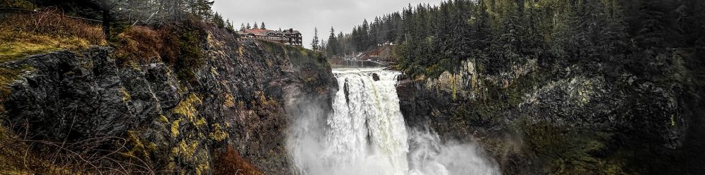 Salish Lodge & Spa perched above Snoqualmie Falls