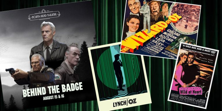 Image collage with movie posters