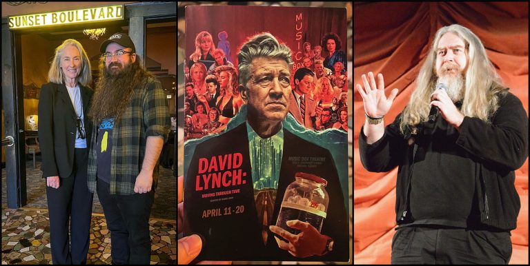 Image collage from Moving Through Time at Music Box Theatre