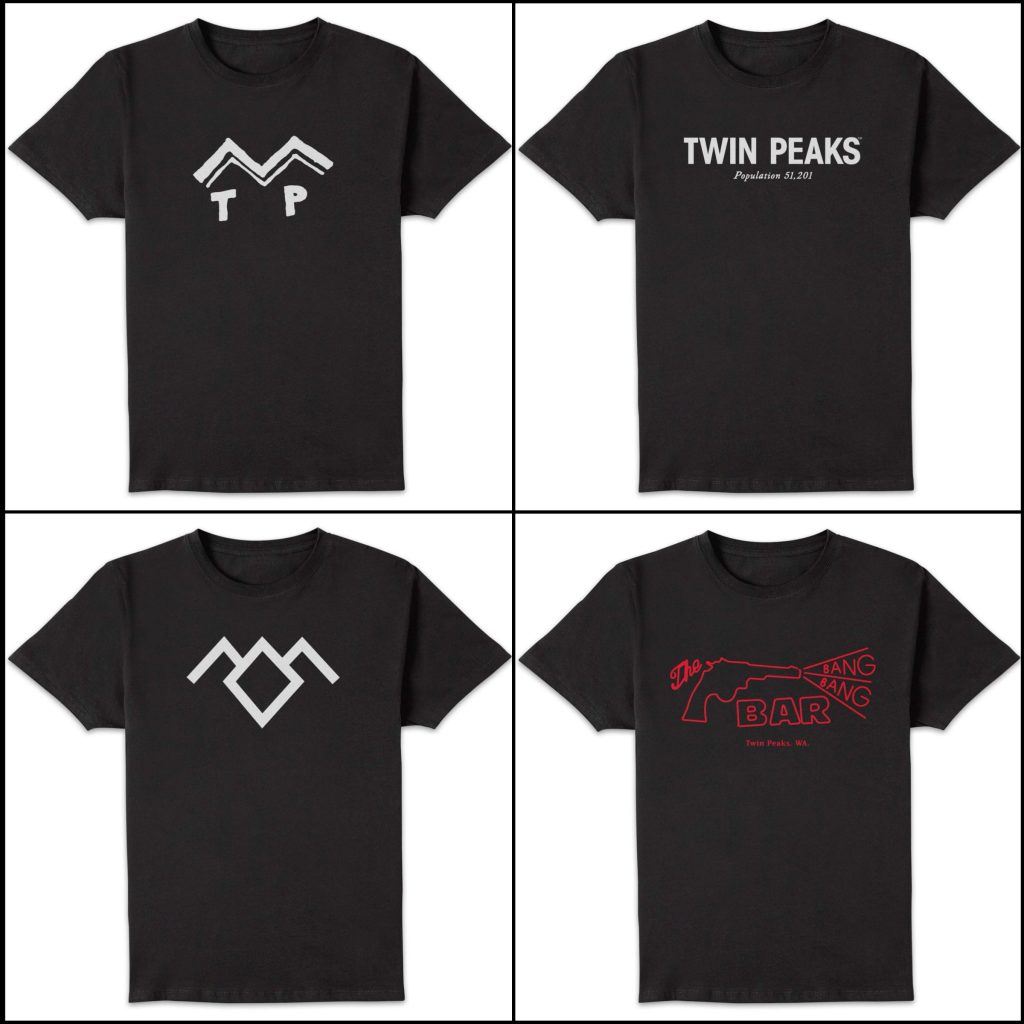 Four Twin Peaks t-shirts