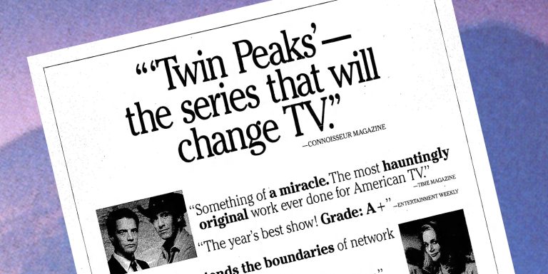 Reviewing Peaks – Full Page Twin Peaks Ad from April 8, 1990