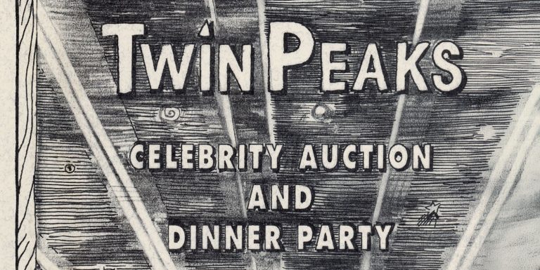 Twin Peaks celebrity auction program