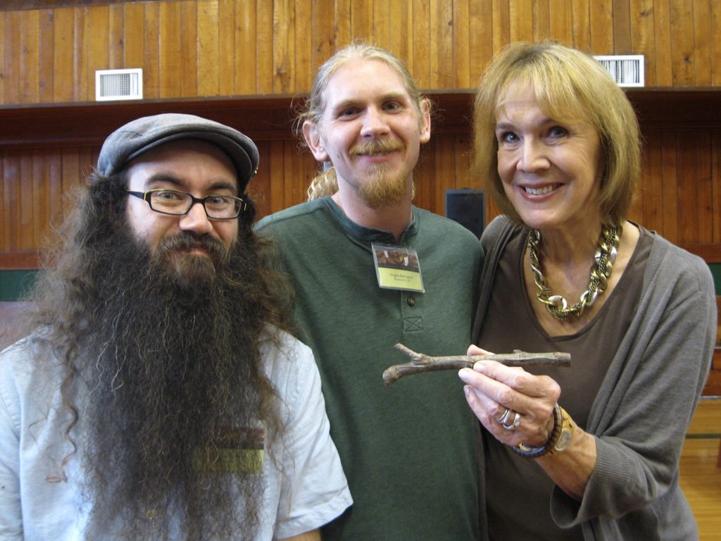 Vinnie Guidera with Catherine Coulson, August 2013