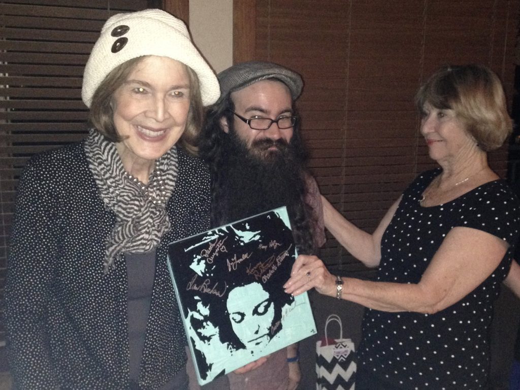 Vinnie Guidera, Catherine Coulson, and Charlotte Stewart, July 2015