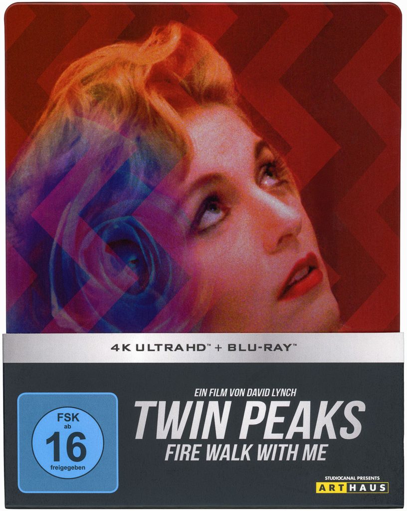 Instagram post about David Lynch's "Twin Peaks: Fire Walk With Me" Steelbook cover